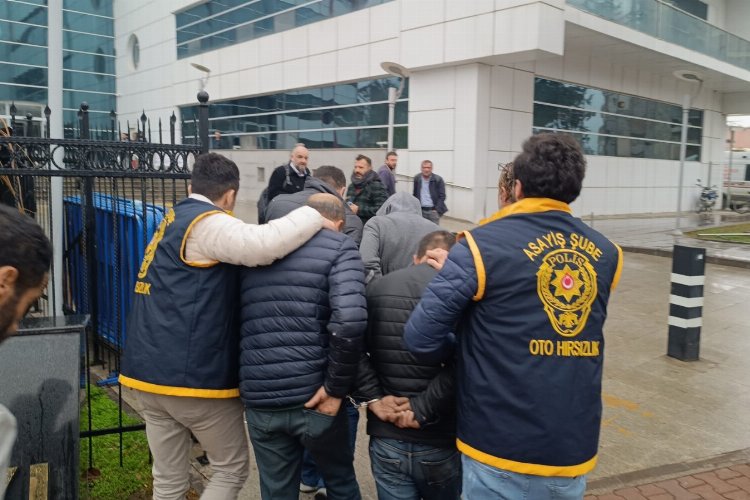 Kombi hırsızlık şüphelileri adliyeye sevk edildi -