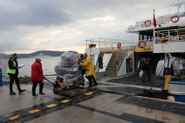 Komşu adalardan yardım seferberliğine Bodrum aracılık ediyor -