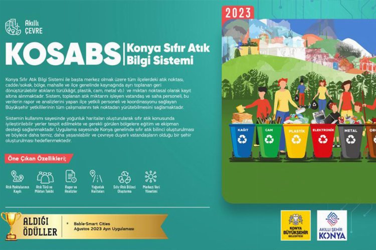 Konya Büyükşehir Belediyesi uygulamasına ödül -