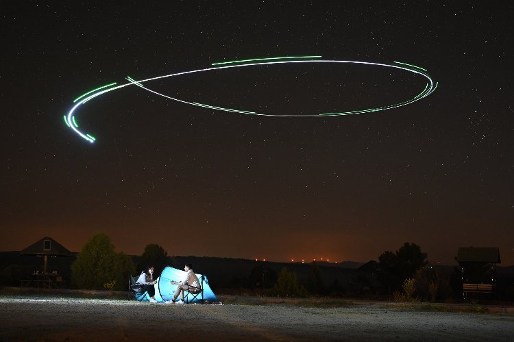 Konya'da meteor yağmuru için pozlama etkinliği -