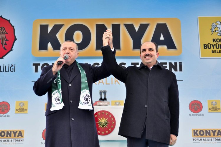 Konya'dan Erdoğan'a 'Mevlana' teşekkürü -