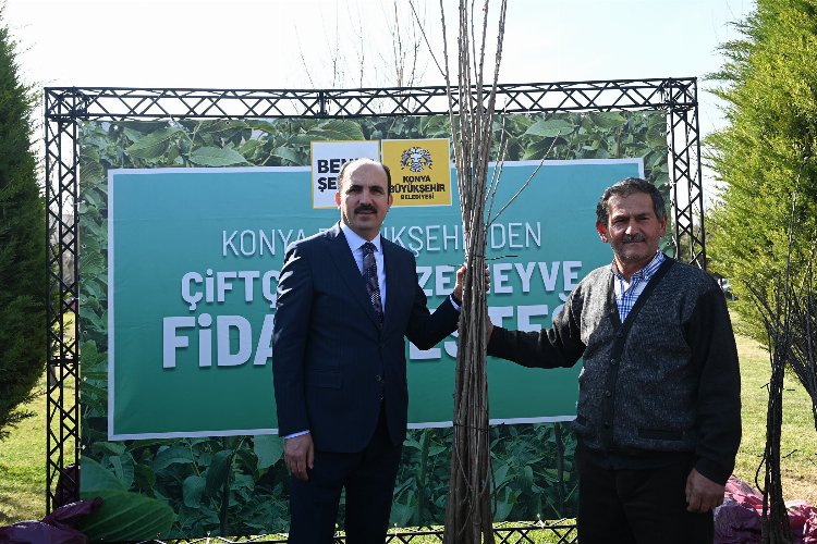 Konya'ya 17 milyon fidan ve fide desteği -