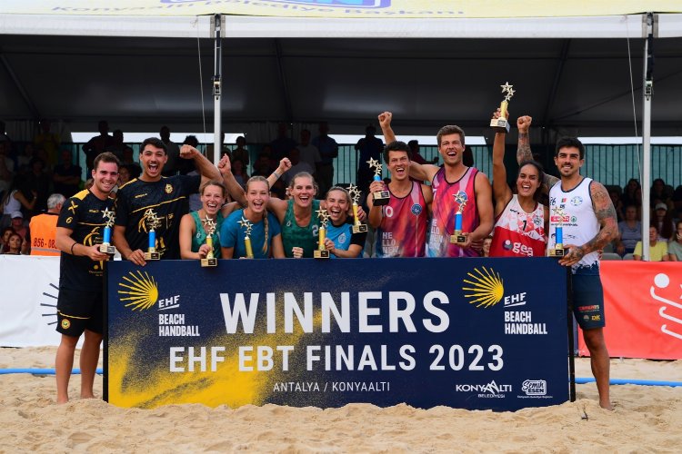 Konyaaltı'nda EHF ebt finalleri sona erdi -