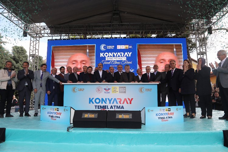 KONYARAY Banliyö Hattı'na temel -
