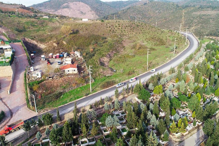 Körfez İlimtepe yolu asfaltlandı -