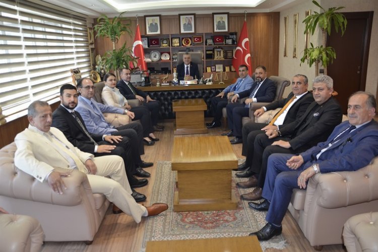 KSMMMO Başkanı Ali Yedikaya'dan MHP Kayseri'ye iade-i ziyaret -