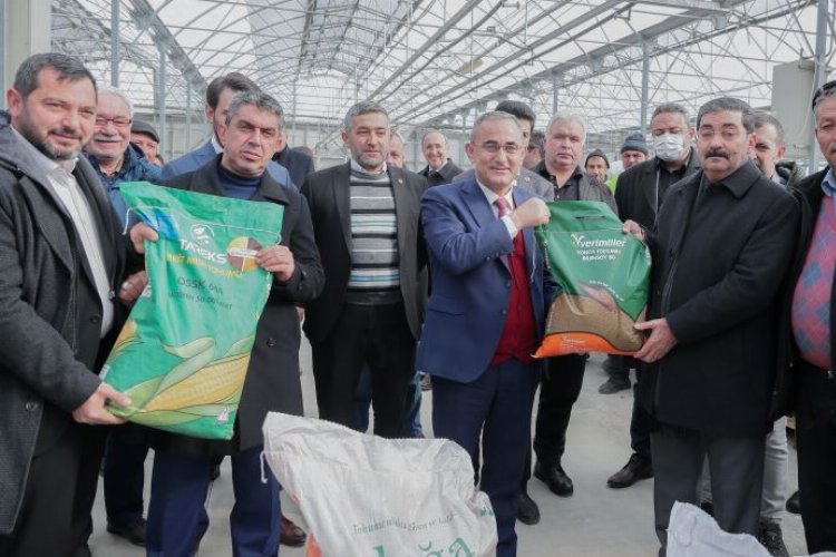 Kütahya Belediyesi'nden çiftçiye gübre desteği -
