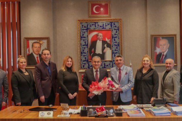 Kütahya Belediyesine Berberler Kuaförler ve Güzellik Salonları Odasından ziyaret -