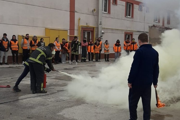 Kütahya'da AKUK öğrencilerine tatbikat -