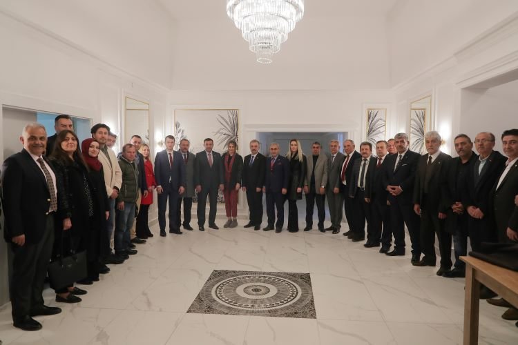 Kütahya'da Başkan Işık sendika başkanlarıyla bir araya geldi -