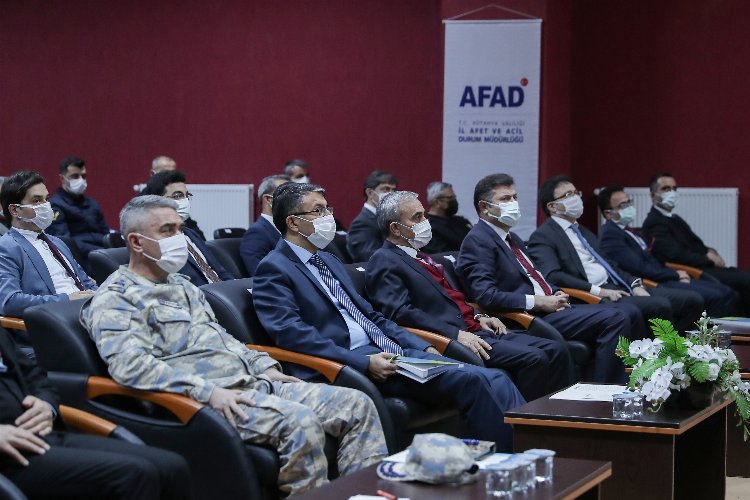 Kütahya'da 'İl Afet Azaltma Planı' tanıtıldı 