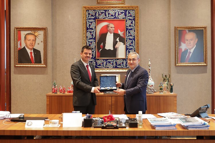 Kütahya Orman Bölge Müdürü Dündar'dan Başkan Işık'a ziyaret -