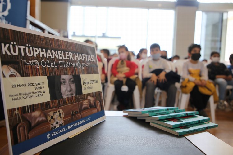 Kütüphaneler Haftası’nda çocuklarla anlamlı söyleşi -