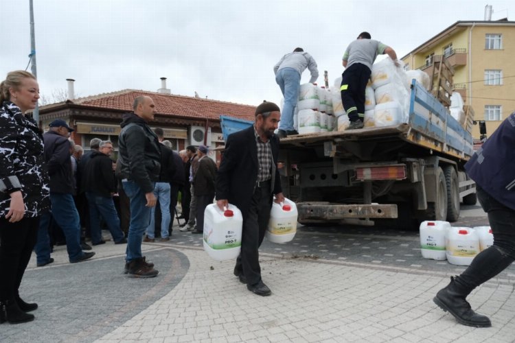 Küçük çiftçiye sıvı gübre desteği -