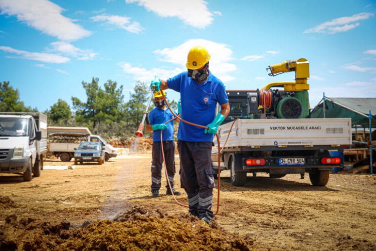 Kurban satış ve kesim noktaları ilaçlanıyor -