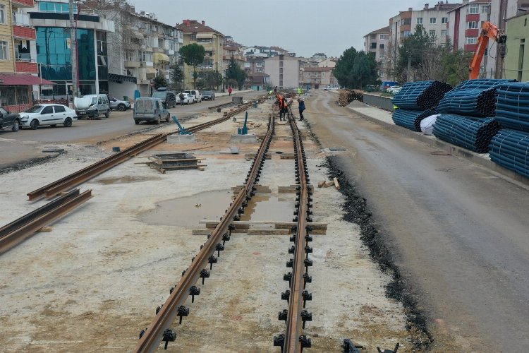 Kuruçeşme Tramvay Hattında hummalı çalışma -