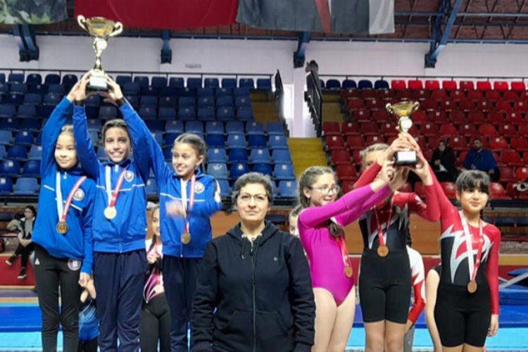 Kütahya Belediyespor cimnastikte il birincisi oldu -