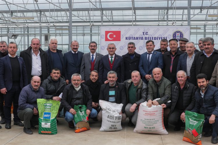 Kütahya'da üretici çiftçiye tohum desteği -