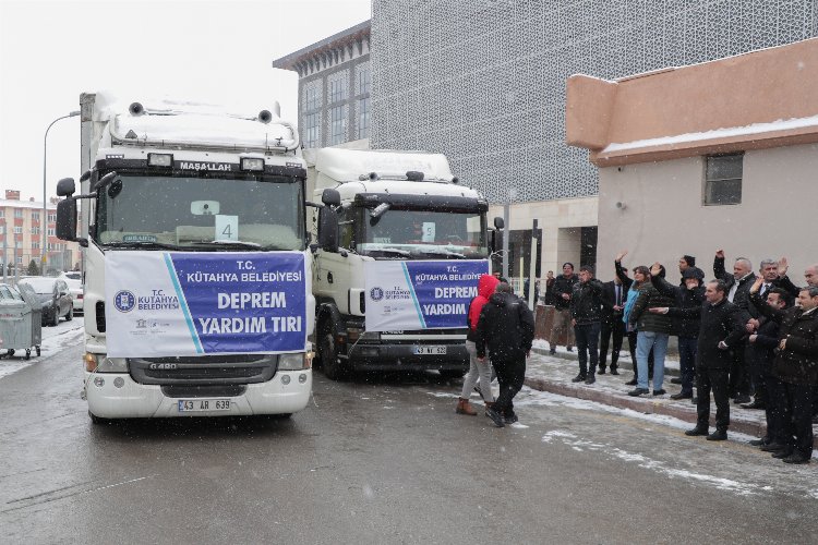 Kütahya'dan 2 tır daha yola çıktı -