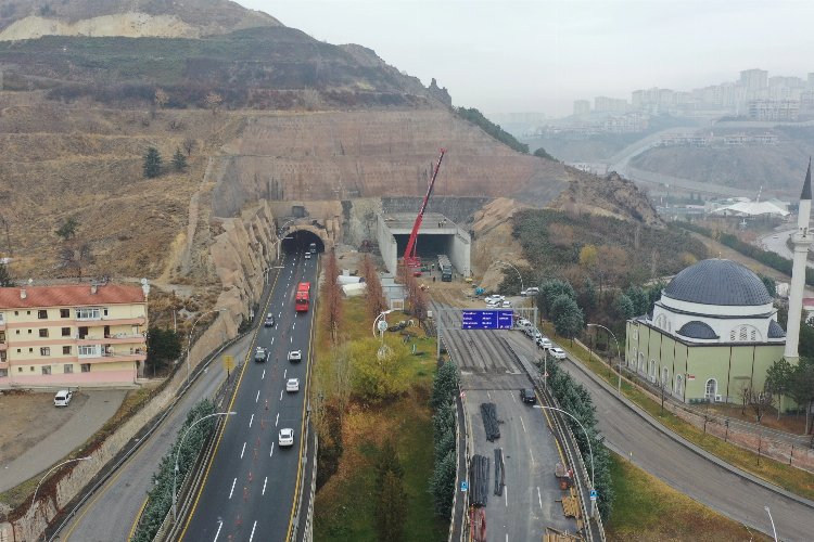 Kuzey Ankara Tüneli’ndeki ışık göründü -