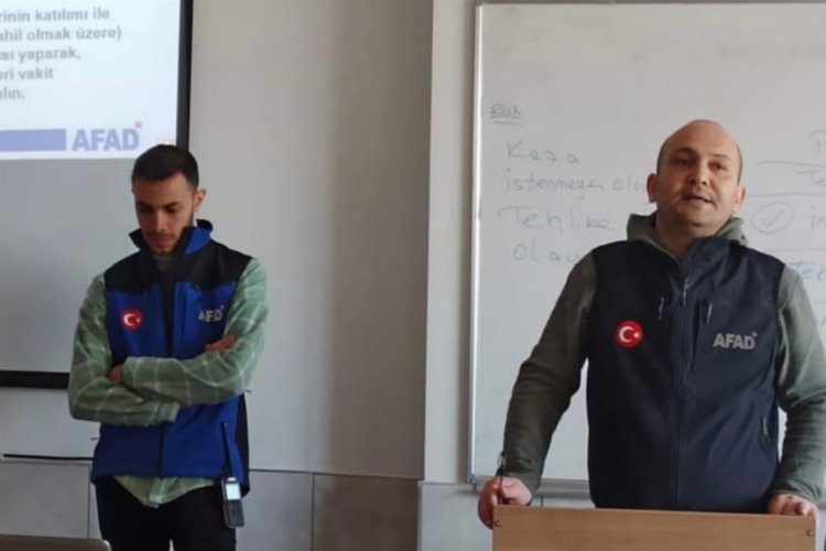 KİYÜ’de afet tatbikatı gerçekleştirildi -
