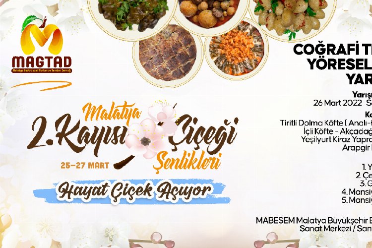 Malatya 2. Kayısı Çiçeği Şenlikleri start aldı -