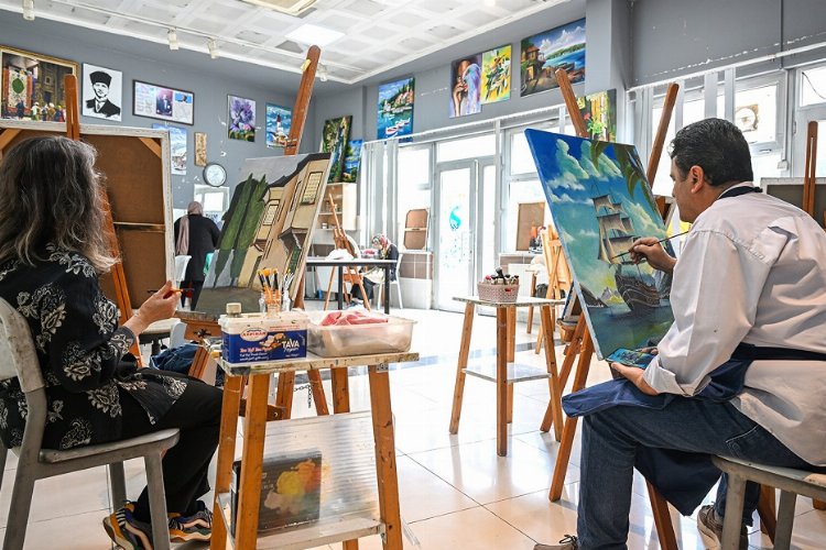 Malatya Büyükşehir'den sanat kurslarına yoğun ilgi -