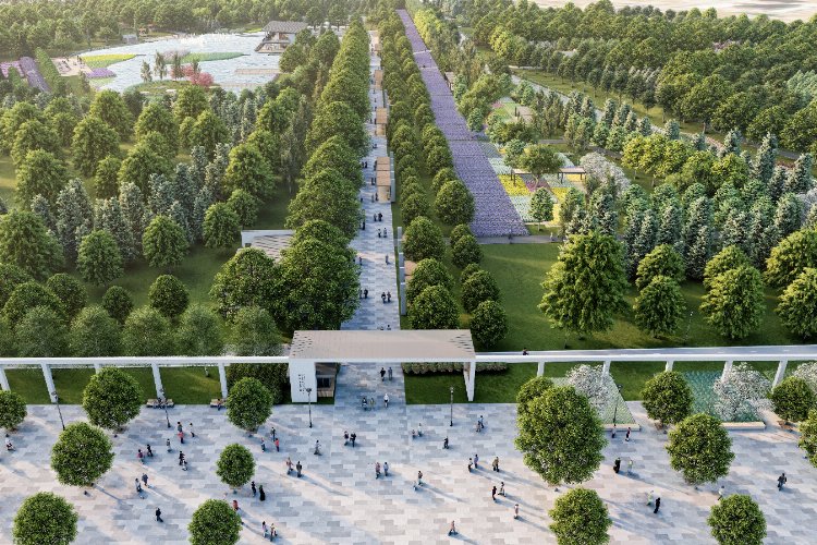 Malatya'da 2023 yılında tamamlanacak olan 100.yıl parkının yer teslimi yapıldı -