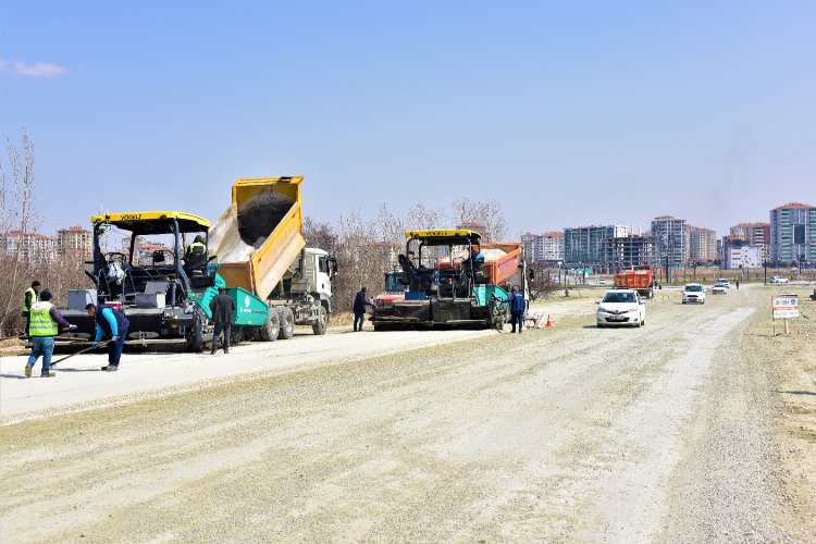 Malatya'da 35 metrelik yolda çalışmalar başladı -