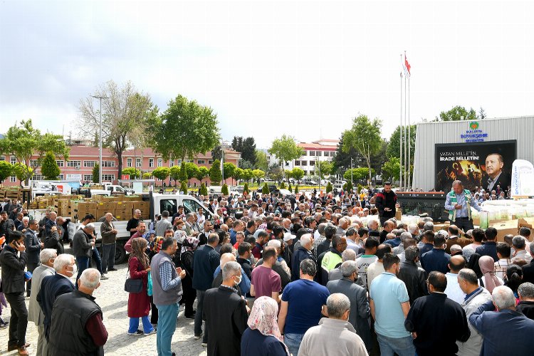 Malatya'da 500 bin adet sebze fidesi dağıtıldı -