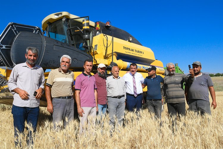 Malatya'da çiftçilere dağıtılan tohumlar hasatta -