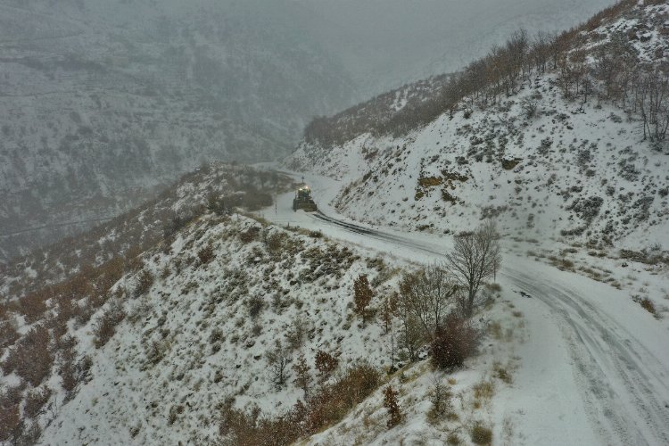 Malatya'da kar 530 mahallenin yolunu kapattı! -