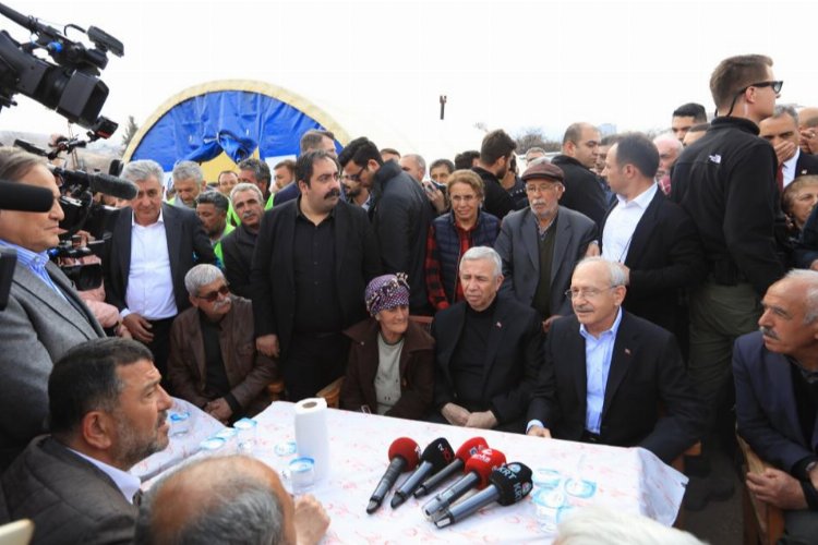 Malatya'da Kılıçdaroğlu'ndan 'Güzelbahçe Konteyner Kent'e ziyaret -