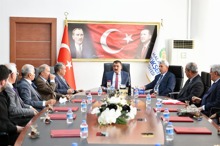 Malatya'da Türk Ocakları'ndan Başkan Gürkan'a ziyaret -