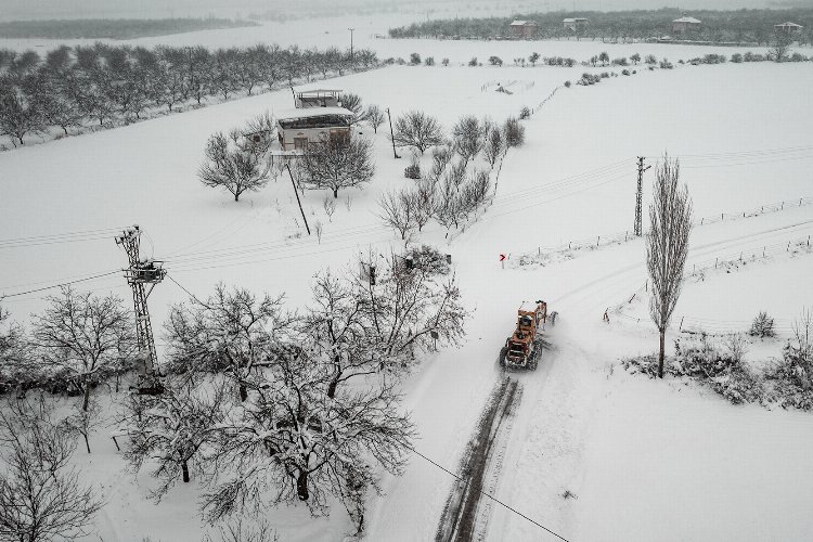 Malatya'da yoğun kar yağışı -