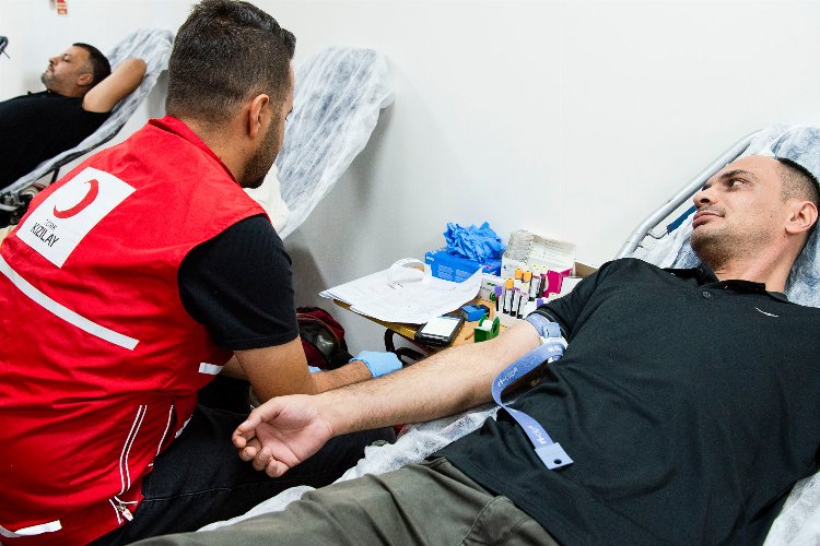 Malatya MASKİ personeli kanlarını bağışladı -
