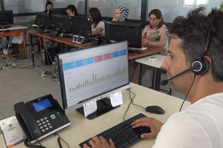Malatya son iki ayda 35 bin kez 'alo' dedi -