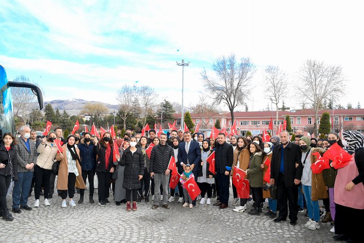 Malatyalı 44 öğrenci Çanakkale'ye uğurlandı -