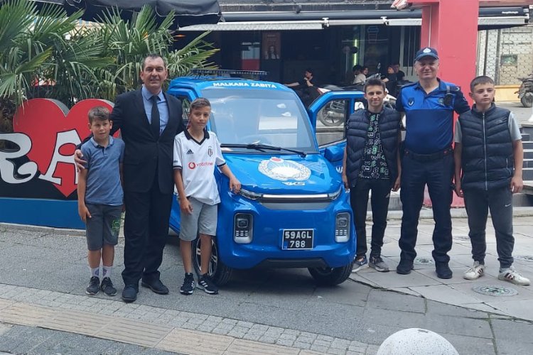 Malkara'da çevre dostu elektrik zabıta hizmette -