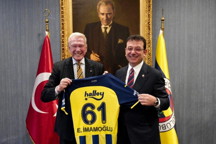 İmamoğlu'ndan Uğur Dündar'a tebrik ziyareti -