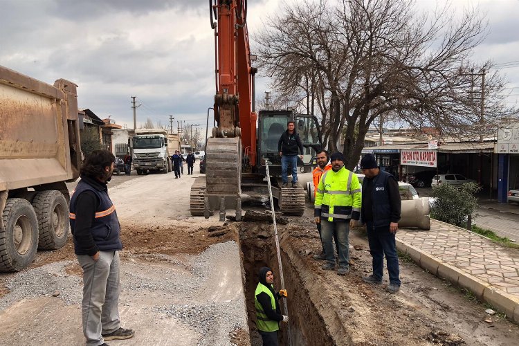 Manisa Akhisar'da prestij cadde çalışmaları devam ediyor -