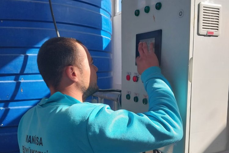 Manisa Alaşehir'de Dağarlar’a MASKİ'den rutin kontrol -