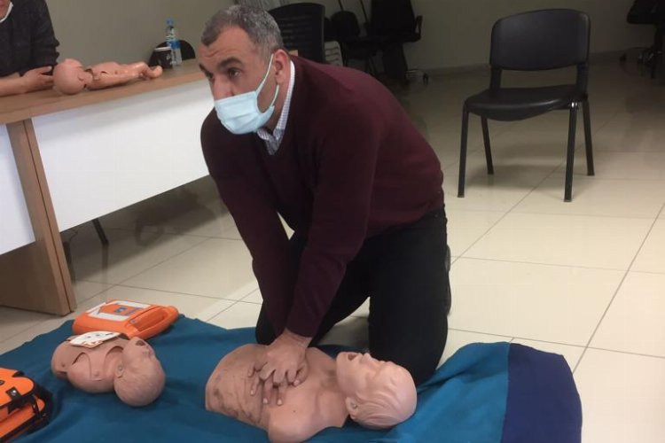Manisa Büyükşehir'de ilk yardım eğitimi -