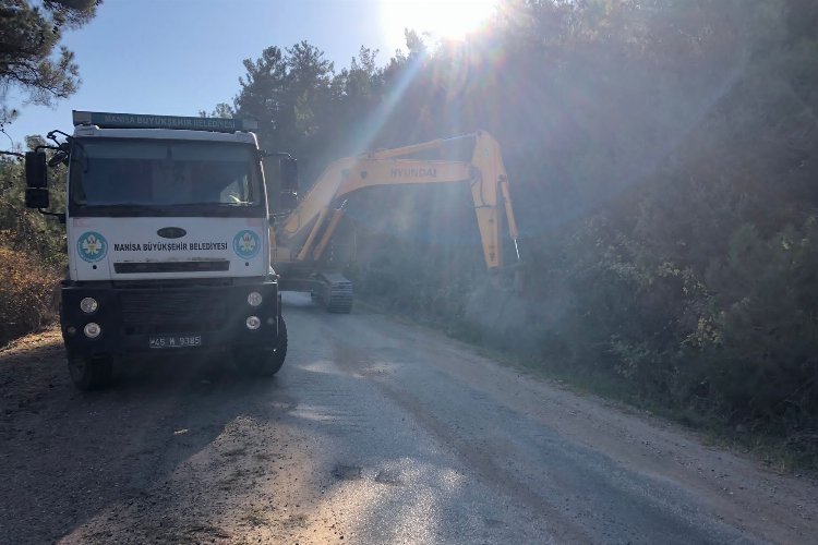 Manisa'da Ahmetli-Turgutlu arasında hummalı çalışma -