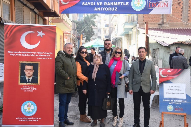 Manisa'da Alaşehirli şehit komiser dualarla anıldı -