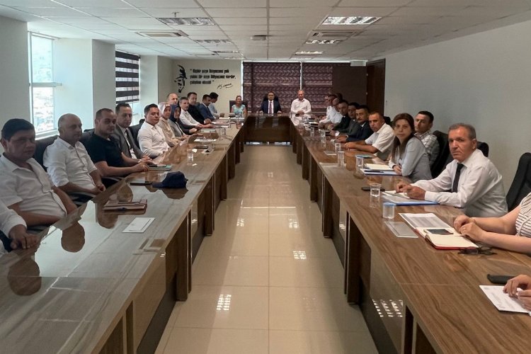 Manisa'da ilçe şeflerinden aylık toplantı -