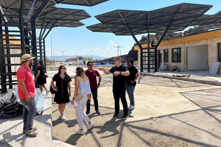 Manisa'da 'Jeopark Ziyaretçi Merkezi'nde sona doğru -