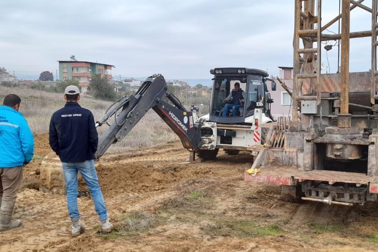Manisa'da Köprübaşı merkezine sağlıklı su için sondaj -