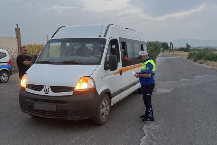 Manisa'da korsan taşımacılığa sıkı denetim -