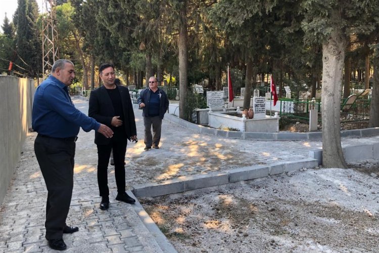 Manisa'da mezarlıkların eksiklikleri gideriliyor -